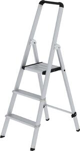 Scaletta ML, accesso unilaterale, alluminio anodizzato, 3 gradini