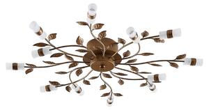 Lampada da soffitto Lindby LED Bentas, bronzo, metallo, Ø 80 cm