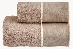 Set di 2 asciugamani in cotone Nicol