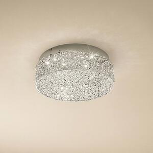 Plafoniera a LED Felias Lucande, Cromo / Argento, Camera da letto, Moderno, Plafoniera LED