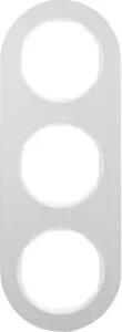 Berker 10132074 Cornice in alluminio/bianco polare Serie R.classic