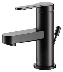 Keuco IXMO - Miscelatore per lavabo con bocca di erogazione, nero opaco 59504373000