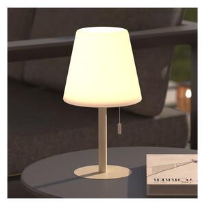 Atmosphera - LED RGB Ricaricabile per esterni lampada da tavolo ZACK LED/3,7V IP44 beige