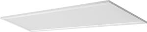 LEDVANCE Planon Plus plafoniera bianca con tecnologia LED avanzata, 36 W, forma rettangolare (1200 x 300 mm), colore della luce bianco caldo a 3000 K, alloggiamento in alluminio, diffusore in PMMA satinato