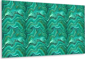 Adesivi decorativi in PVC per pavimenti da cucina, adesivi murali autoadesivi, texture malachite - 100 cm x 50 cm