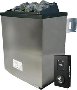 Stufa sauna Karibu da 9 kW con controllo esterno e Wi-Fi