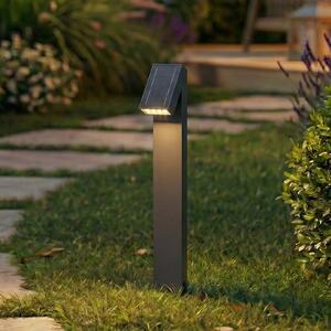 Lampada solare a LED PRIOS Lestor, antracite, dimmerabile, IP65 Lestor PRIOS, dimmerabile, Nero, Alluminio, Moderno, Lampade solari