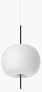 Lampada a sospensione in vetro soffiato con luce regolabile Kushi