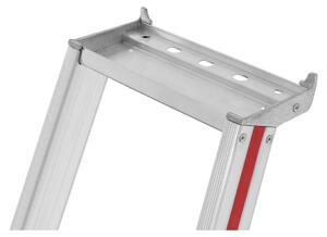 Vassoio portaoggetti Hymer per scale a pioli, modelli 8226 e 8026