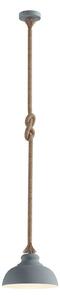 Lampada a sospensione Lindby Chaby, Ø 29 cm, luce singola, metallo, corda