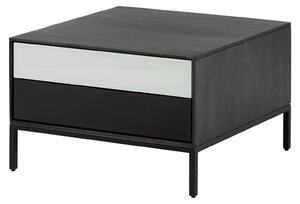 MASSIVMOEBEL24 | CHICAGO #213 Tavolino da salotto in legno di mango - oliato / antracite 67x67x43