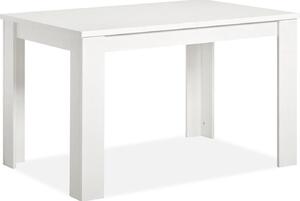 Homestyle4u tavolo da pranzo allungabile bianco tavolo da pranzo in legno 120x80 cm