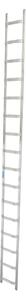 Scala da tetto STABILO in alluminio, 1x16 pioli, 804341