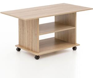 Tavolino design WL5.739 95 x 51 x 54,5 cm Sonoma girevole