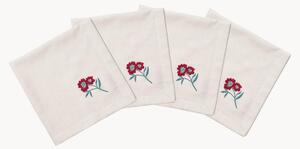Tovagliolo in lino fatto a mano Cottage Flower