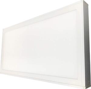 Plafoniera LED da incasso 60x30, pannello quadrato da 24 Watt, con cornice inclusa, bianco freddo