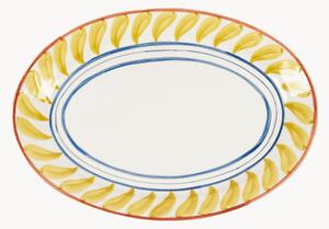 Piatto da portata dipinto a mano Swirl