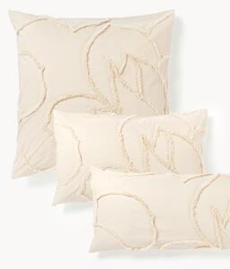 Federa in cotone percalle con design trapuntato Madeline