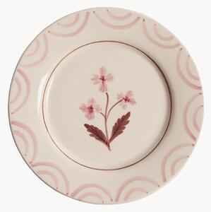 Piatto piano dipinto a mano Cottage Flower