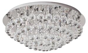 Plafoniera Lindby Antonino, Ø 55 cm, 8 luci, cristallo, G9