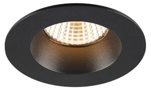 SLV 1007408 NEW TRIA 68, plafoniera da incasso a LED, 3000K, 38°, IP20/IP65 nero rotondo