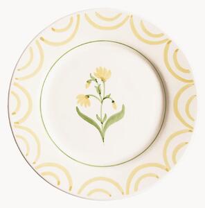 Piatto piano dipinto a mano Cottage Flower