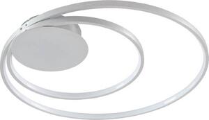 Lindby Nerwin Plafoniera LED, 65 cm, rotonda, alluminio/cromo