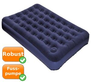 Letto ad aria / letto gonfiabile per ospiti Happy People Double + pompa 191x137x22