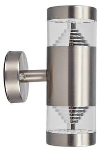 Lindby LED applique da esterno Lanea, 21 cm, acciaio inox, IP44