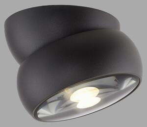 PAUL NEUHAUS Lampada da soffitto a LED PURE Move, nera, dimmerabile, orientabile e girevole, 2700 K