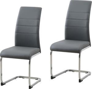 Set di 2 sedie a dondoloPoliuretanogrigio SallyC HTI-Line