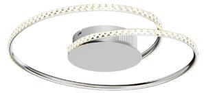 Lindby Plafoniera LED Joline, Ø 45 cm, cristalli, metallo