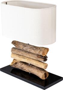 Lampada da tavolo Driftwood H42cm lampada luce notturna lampada di legno decorazione da tavolo