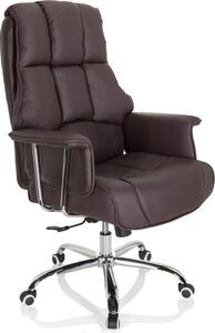 Hjh OFFICE Sedia professionale direzionale COMMANDER Sedia da ufficio ergonomica con braccioli Sedia girevole in per ufficio, casa