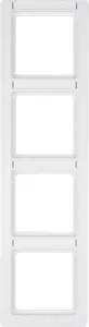 Berker 10146019 Cornice con campo di scrittura bianco polare, comprensiva di Berker Q.1