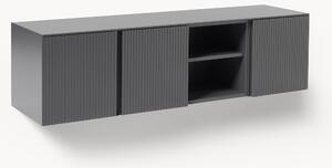 Credenza bassa con fronte millerighe Shea