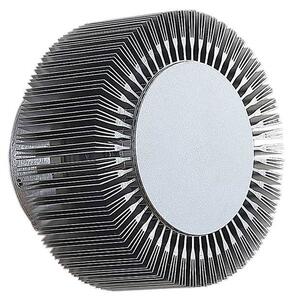 Lucande LED lampada da parete per esterni Keany, metallo, Ø 16 cm, IP54