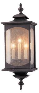 Market Square Lampada da parete per esterni bronzo a 3 luci IP44 Feiss QN-MARKET-SQUARE-L