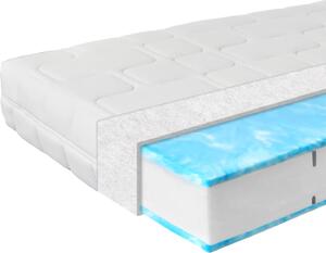 BeCo Duo Gel Comfort, 20 cm, 180 x 200 cm, H2, schiuma comfort con rivestimento in schiuma gel, valutato «ottimo», Germany