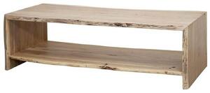 MASSIVMOEBEL24 | tavolino da salotto in legno di Acacia 150x70x45 acacia naturale laccato PURE ACACIA #309