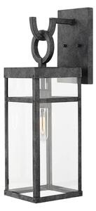 Elstead Porter Applique da esterno E27 56 cm Zinco invecchiato trasparente IP44
