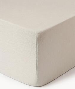 Lenzuolo con angoli boxspring in lino lavato Airy
