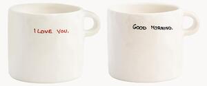 Set di 2 tazze dipinte a mano Perfect Morning