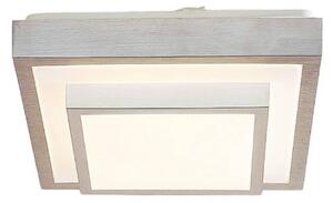 Lindby Plafoniera LED Mirco, 32 cm, angolare, alluminio