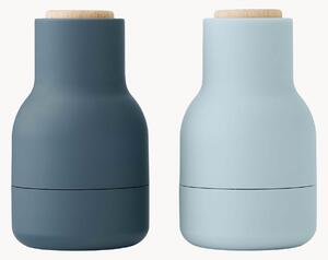 Set macina sale e pepe piccole con coperchio in legno di faggio Bottle Grinder 2 pz