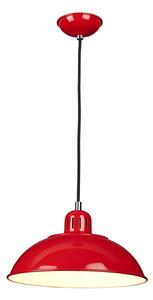 Lampada a sospensione Franklin rossa 1xE27x60W in metallo, dimensioni: 234,9x30x30 cm, IP20, Elstead
