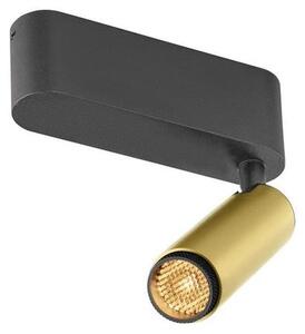 SLV 1009042 GRIP! S, plafoniera, singola, FASE, 2700 K, 11 W, 29°, oro / nero