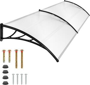 Tectake® tettoia ad arco 200 x 93 cm