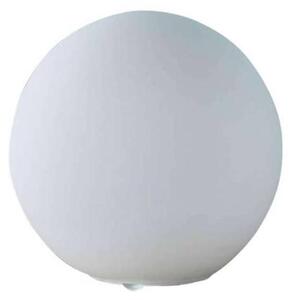 Lindby lampada da tavolo Marike, bianco, vetro, globo, Ø 25 cm, E27