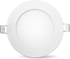 6w luce da incasso pannello da soffitto luce da soffitto slim flat Ø12 cm bianco caldo